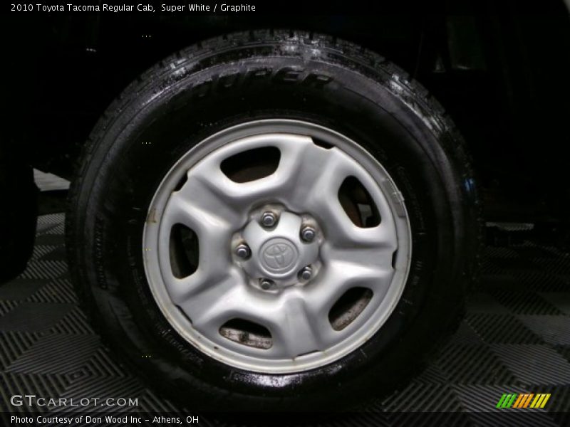 Super White / Graphite 2010 Toyota Tacoma Regular Cab
