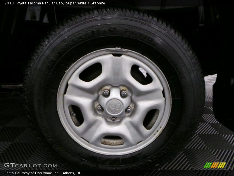 Super White / Graphite 2010 Toyota Tacoma Regular Cab