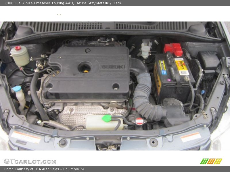 Azure Grey Metallic / Black 2008 Suzuki SX4 Crossover Touring AWD