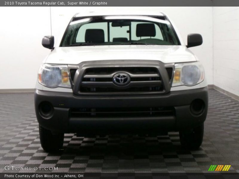 Super White / Graphite 2010 Toyota Tacoma Regular Cab