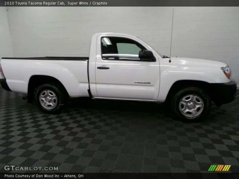 Super White / Graphite 2010 Toyota Tacoma Regular Cab