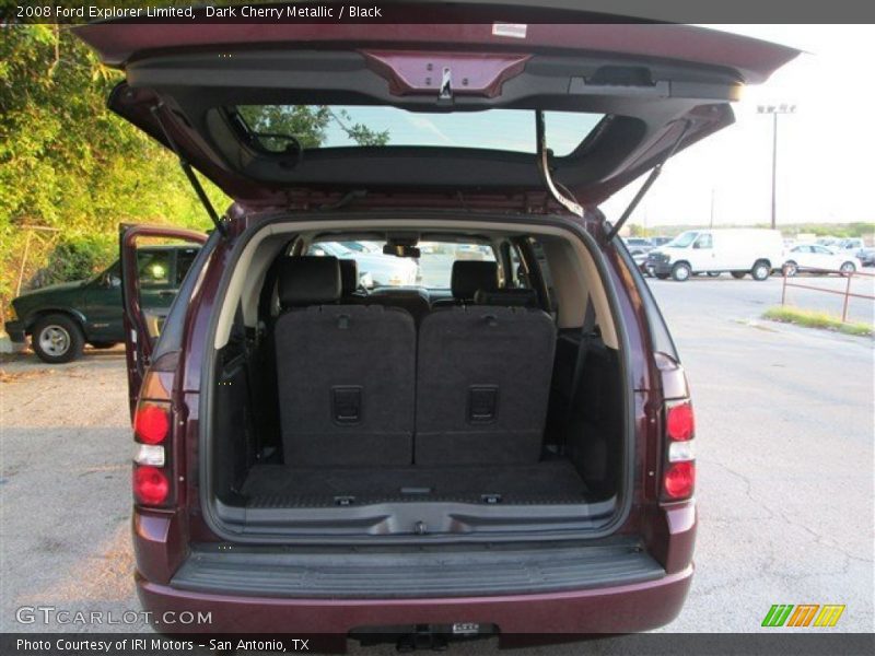 Dark Cherry Metallic / Black 2008 Ford Explorer Limited