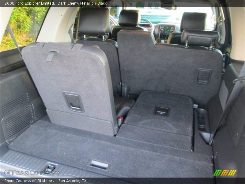 Dark Cherry Metallic / Black 2008 Ford Explorer Limited