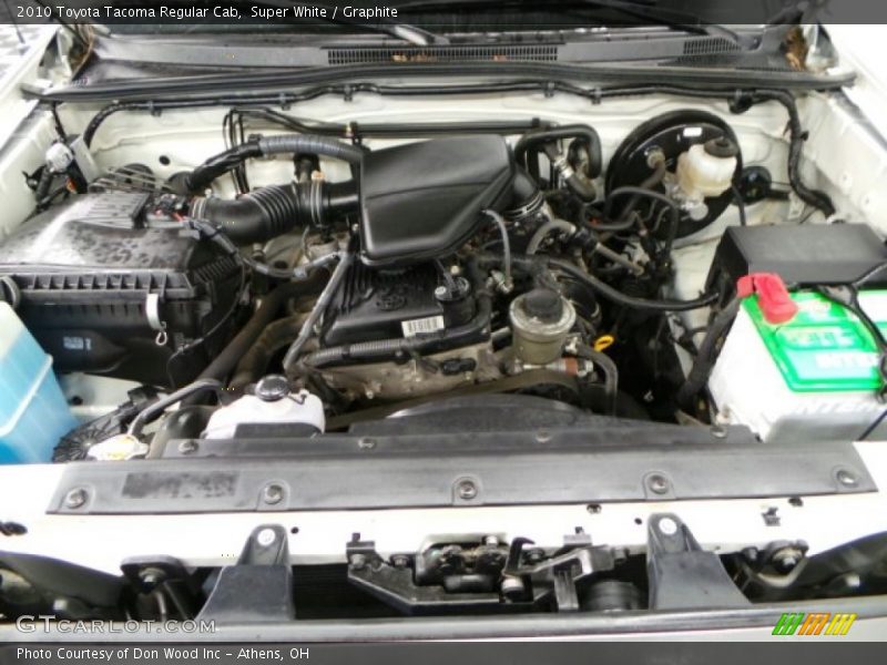 Super White / Graphite 2010 Toyota Tacoma Regular Cab