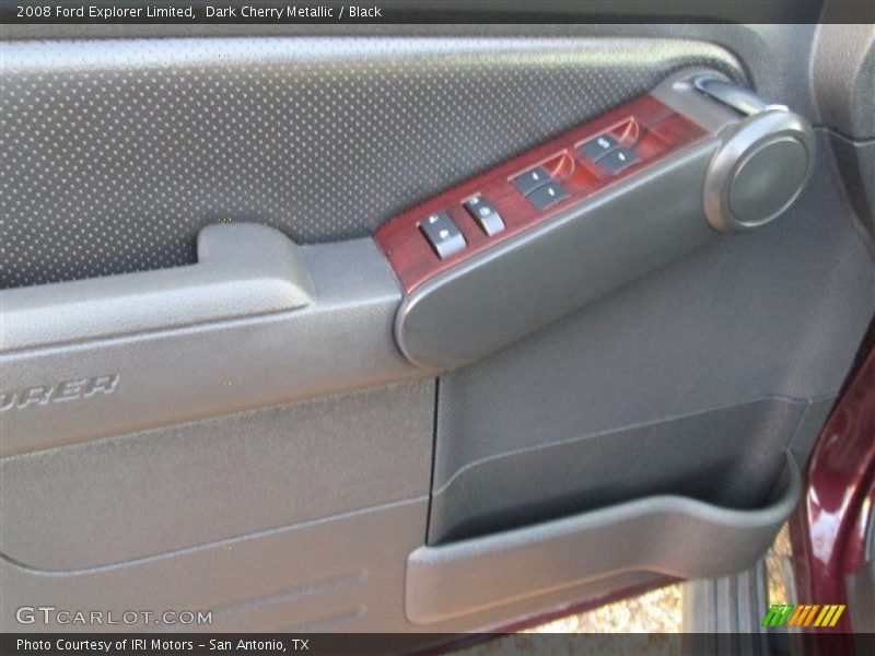 Dark Cherry Metallic / Black 2008 Ford Explorer Limited