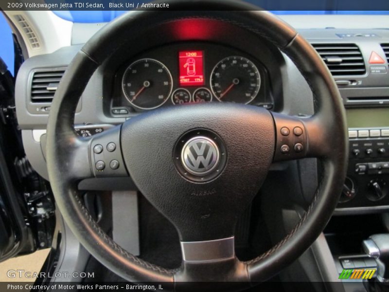 Black Uni / Anthracite 2009 Volkswagen Jetta TDI Sedan