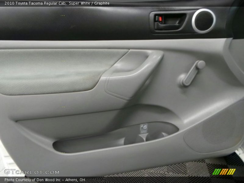 Super White / Graphite 2010 Toyota Tacoma Regular Cab