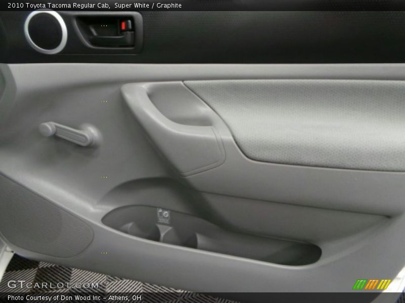 Super White / Graphite 2010 Toyota Tacoma Regular Cab