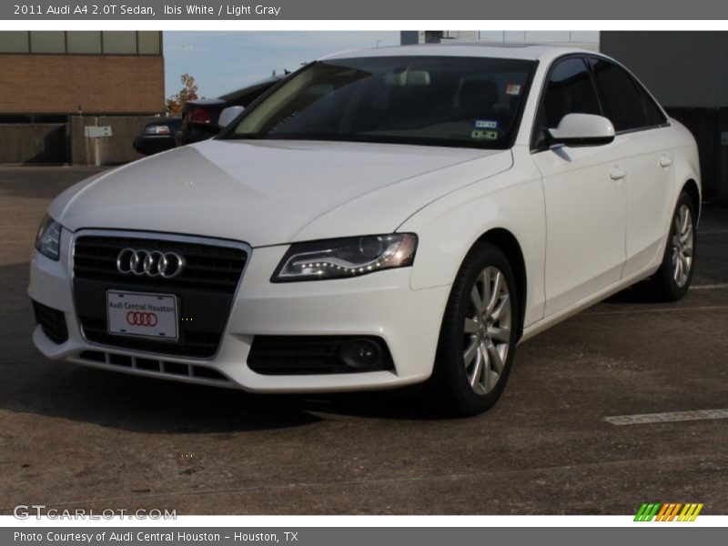 Ibis White / Light Gray 2011 Audi A4 2.0T Sedan