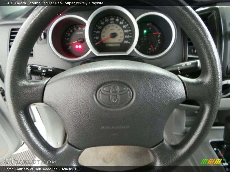 Super White / Graphite 2010 Toyota Tacoma Regular Cab