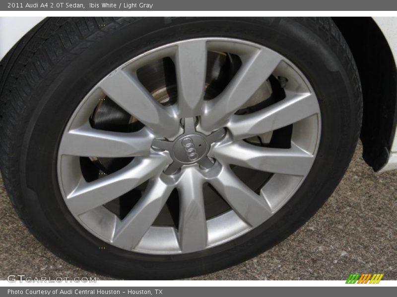 Ibis White / Light Gray 2011 Audi A4 2.0T Sedan