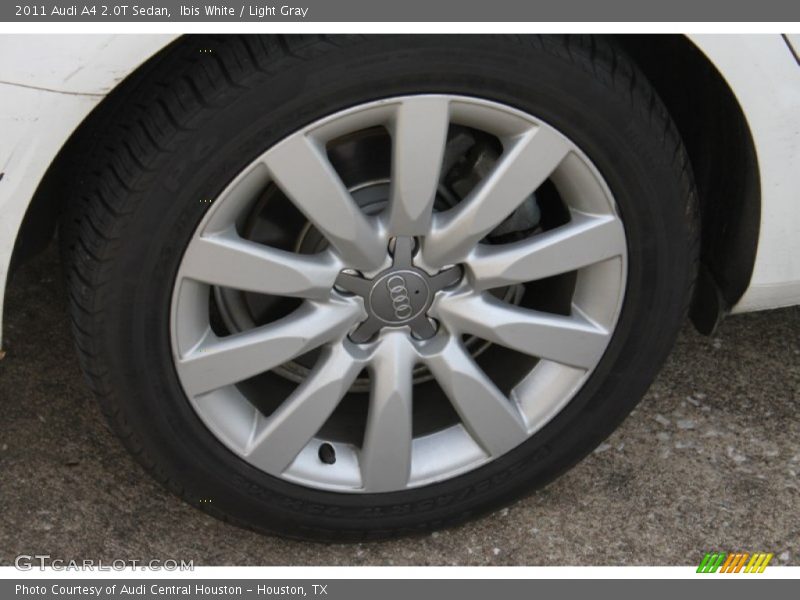 Ibis White / Light Gray 2011 Audi A4 2.0T Sedan