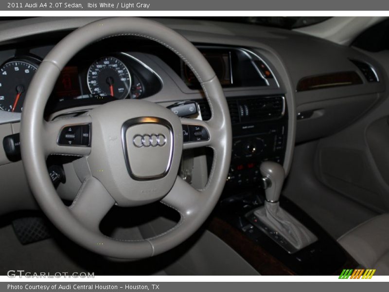 Ibis White / Light Gray 2011 Audi A4 2.0T Sedan