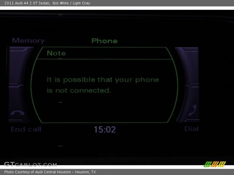 Ibis White / Light Gray 2011 Audi A4 2.0T Sedan