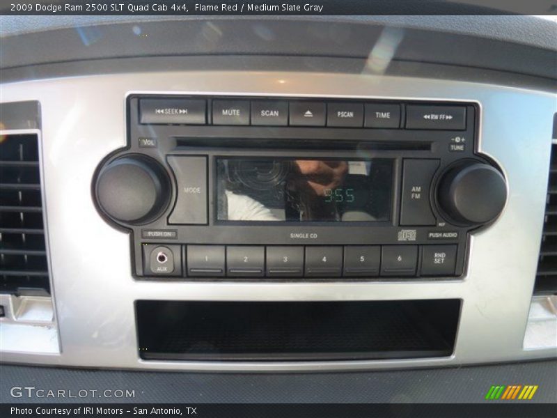 Flame Red / Medium Slate Gray 2009 Dodge Ram 2500 SLT Quad Cab 4x4