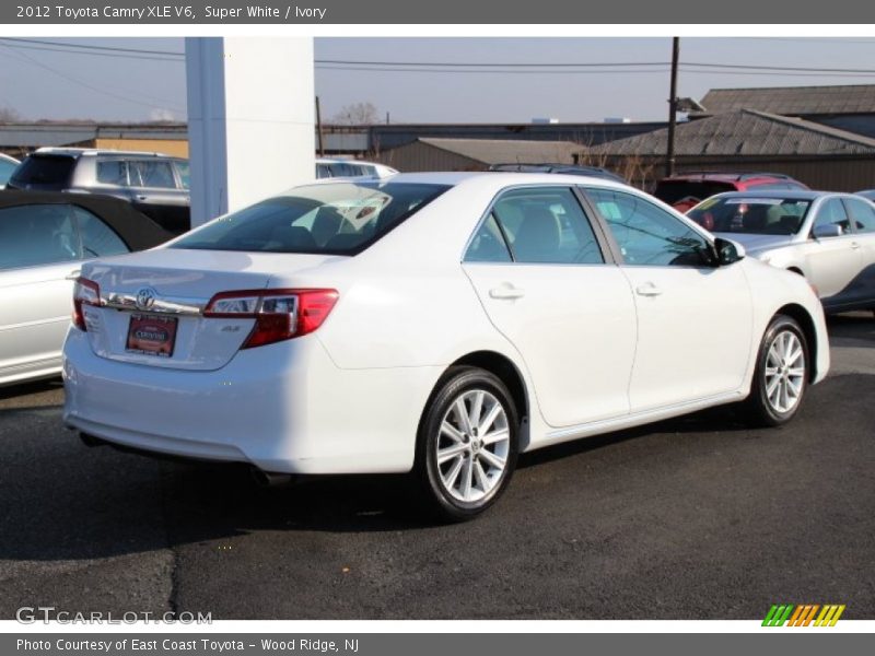 Super White / Ivory 2012 Toyota Camry XLE V6