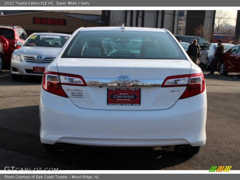 Super White / Ivory 2012 Toyota Camry XLE V6