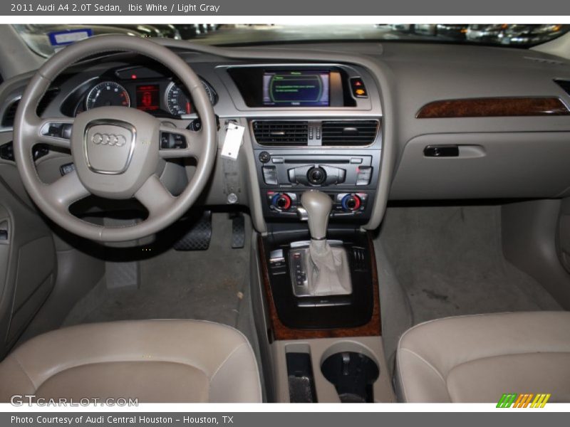 Ibis White / Light Gray 2011 Audi A4 2.0T Sedan