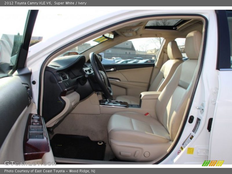 Super White / Ivory 2012 Toyota Camry XLE V6