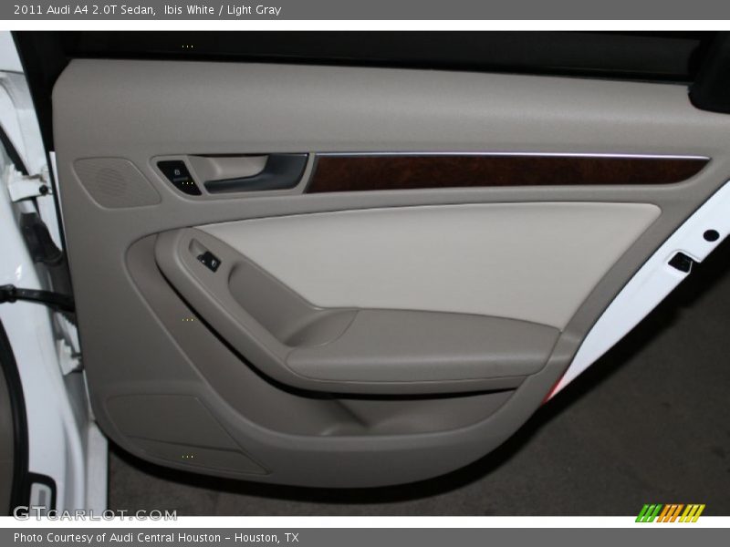 Ibis White / Light Gray 2011 Audi A4 2.0T Sedan