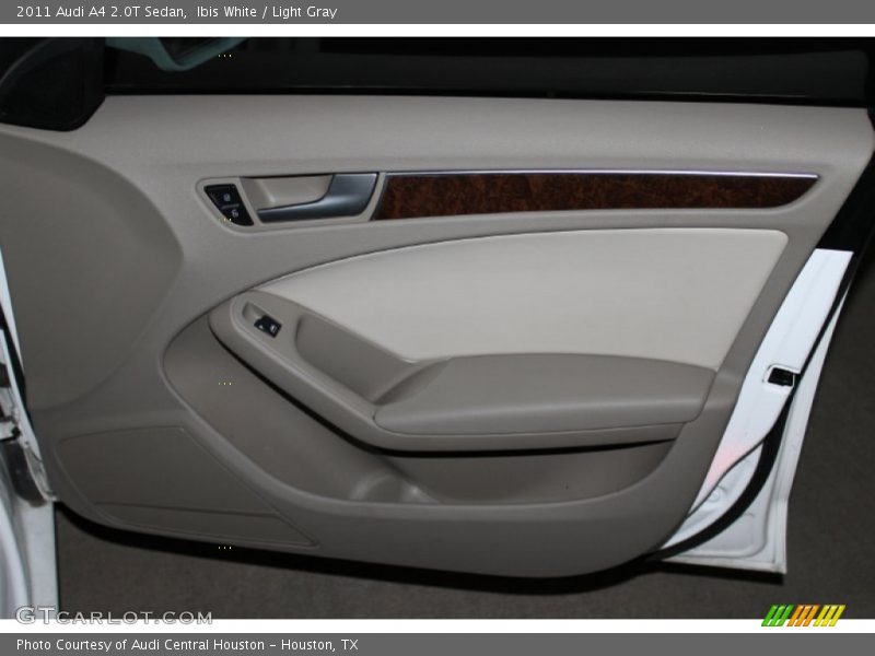 Ibis White / Light Gray 2011 Audi A4 2.0T Sedan