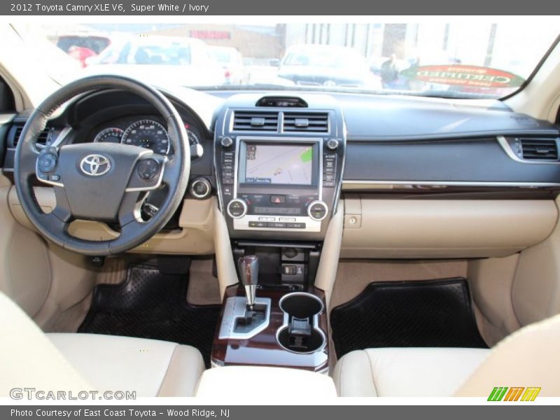Super White / Ivory 2012 Toyota Camry XLE V6