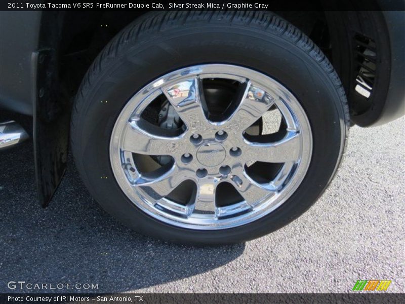 Silver Streak Mica / Graphite Gray 2011 Toyota Tacoma V6 SR5 PreRunner Double Cab