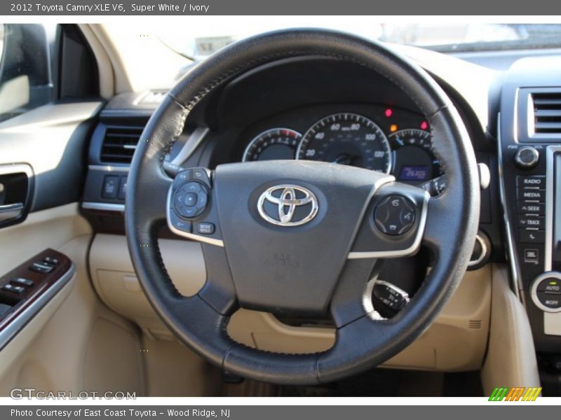 Super White / Ivory 2012 Toyota Camry XLE V6