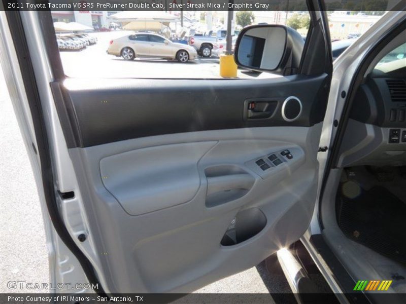 Silver Streak Mica / Graphite Gray 2011 Toyota Tacoma V6 SR5 PreRunner Double Cab
