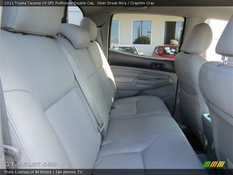 Silver Streak Mica / Graphite Gray 2011 Toyota Tacoma V6 SR5 PreRunner Double Cab
