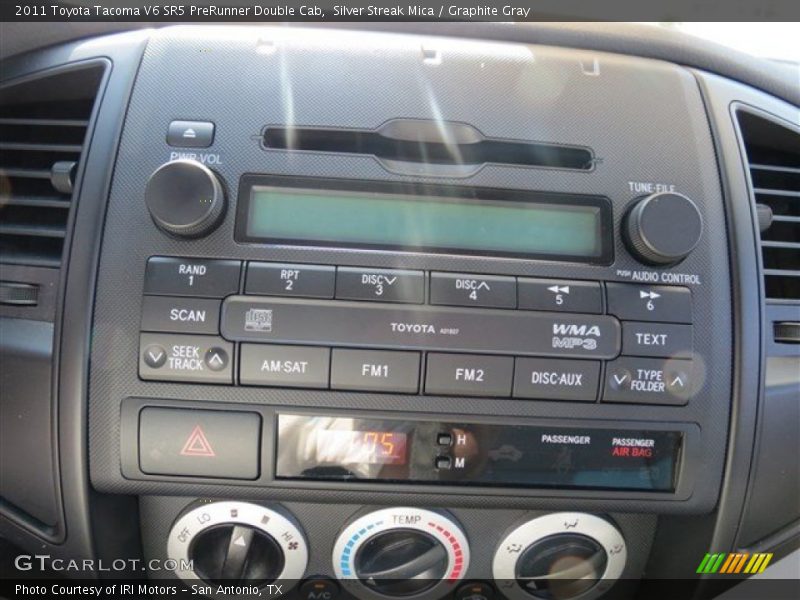 Silver Streak Mica / Graphite Gray 2011 Toyota Tacoma V6 SR5 PreRunner Double Cab