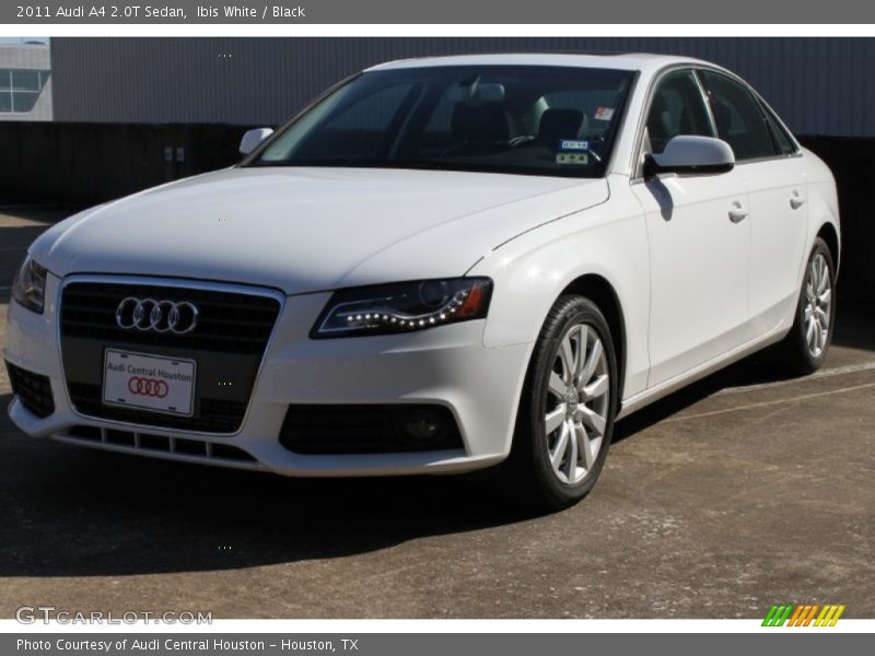 Ibis White / Black 2011 Audi A4 2.0T Sedan
