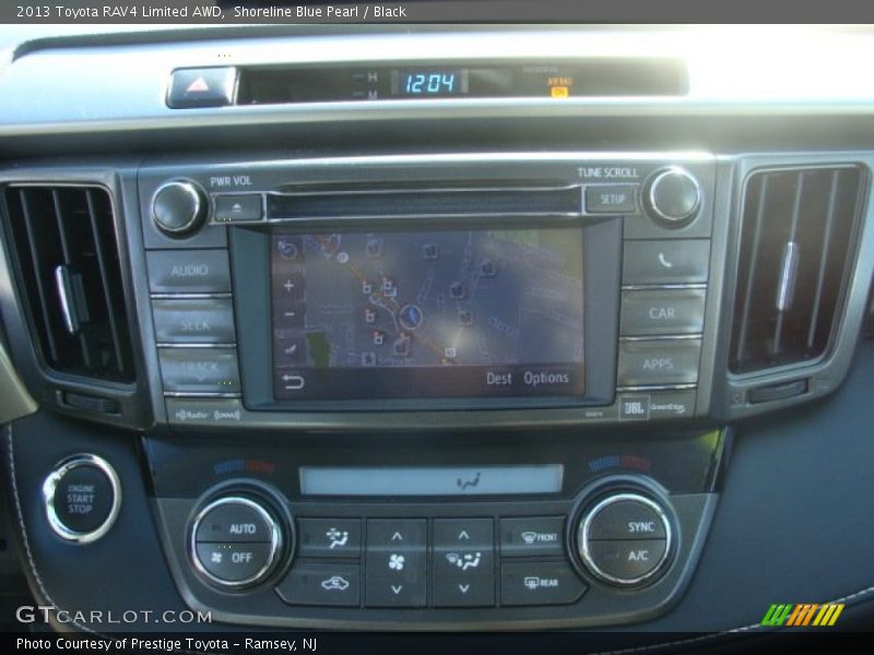 Shoreline Blue Pearl / Black 2013 Toyota RAV4 Limited AWD