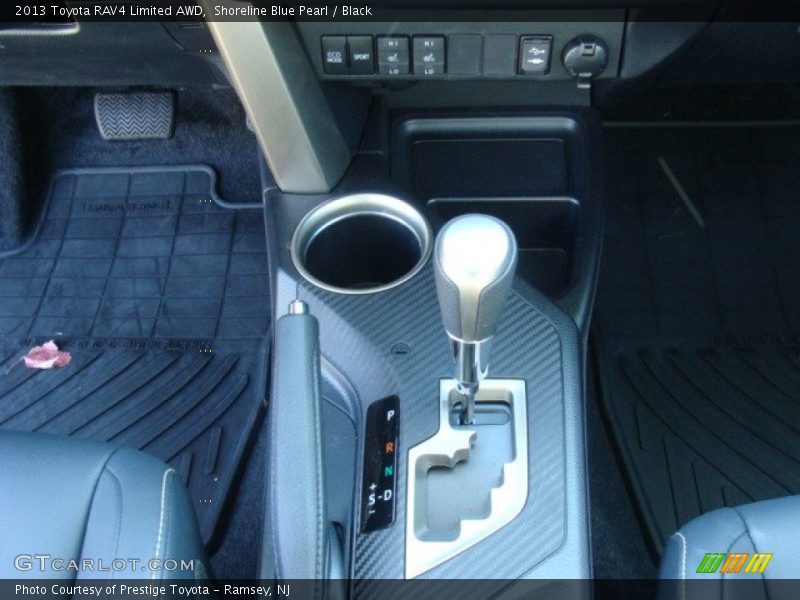 Shoreline Blue Pearl / Black 2013 Toyota RAV4 Limited AWD