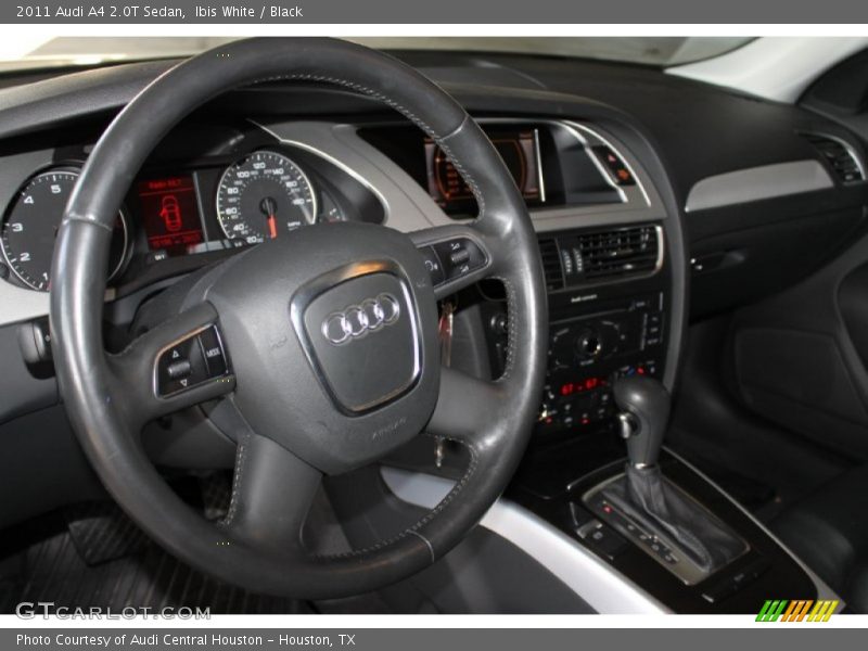 Ibis White / Black 2011 Audi A4 2.0T Sedan