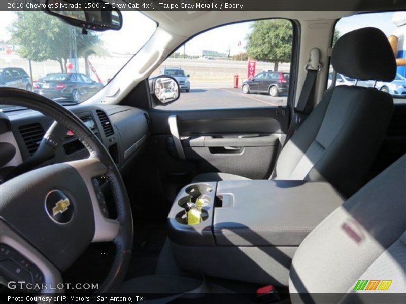 Taupe Gray Metallic / Ebony 2010 Chevrolet Silverado 1500 LT Crew Cab 4x4