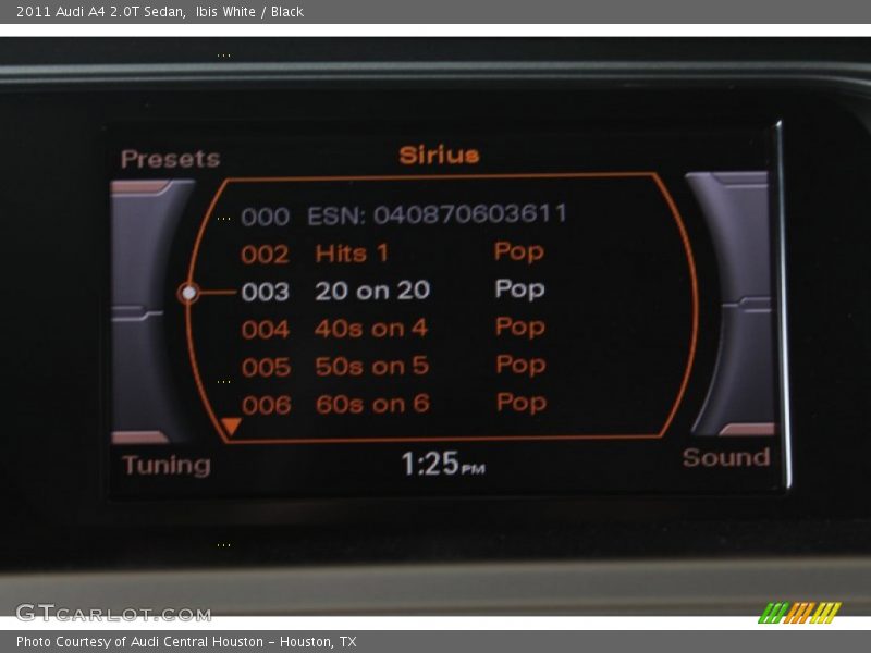 Ibis White / Black 2011 Audi A4 2.0T Sedan