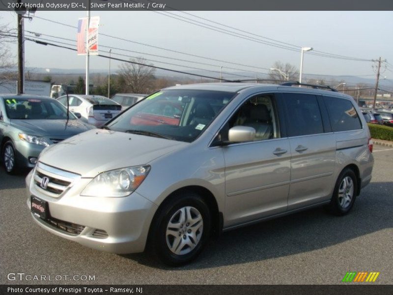Silver Pearl Metallic / Gray 2007 Honda Odyssey EX-L