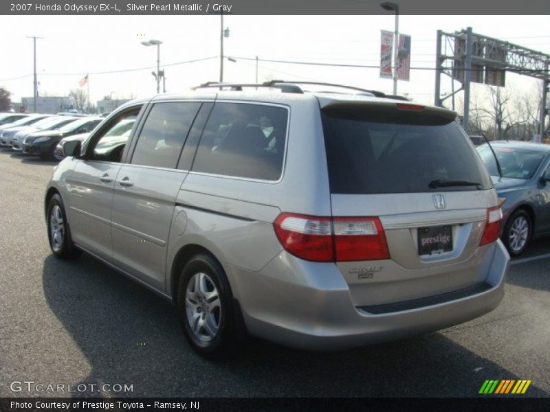 Silver Pearl Metallic / Gray 2007 Honda Odyssey EX-L