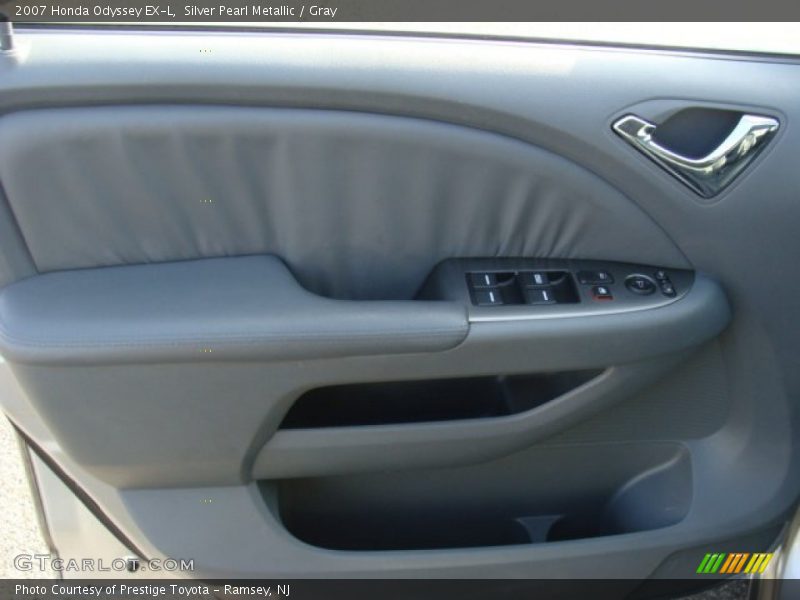 Silver Pearl Metallic / Gray 2007 Honda Odyssey EX-L