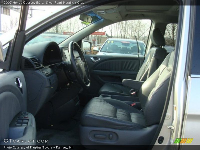 Silver Pearl Metallic / Gray 2007 Honda Odyssey EX-L