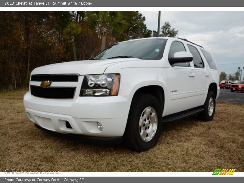 Summit White / Ebony 2013 Chevrolet Tahoe LT