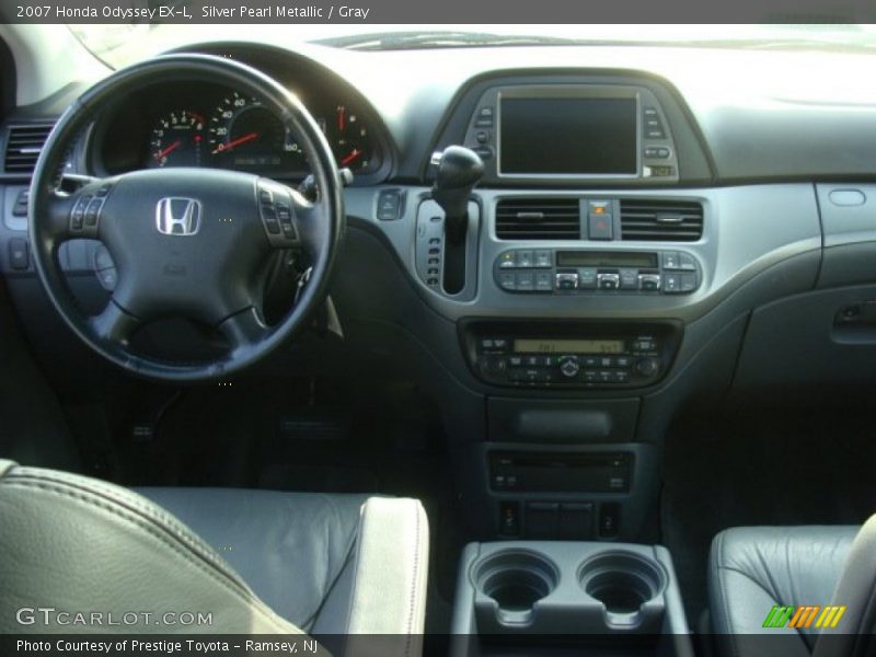 Silver Pearl Metallic / Gray 2007 Honda Odyssey EX-L