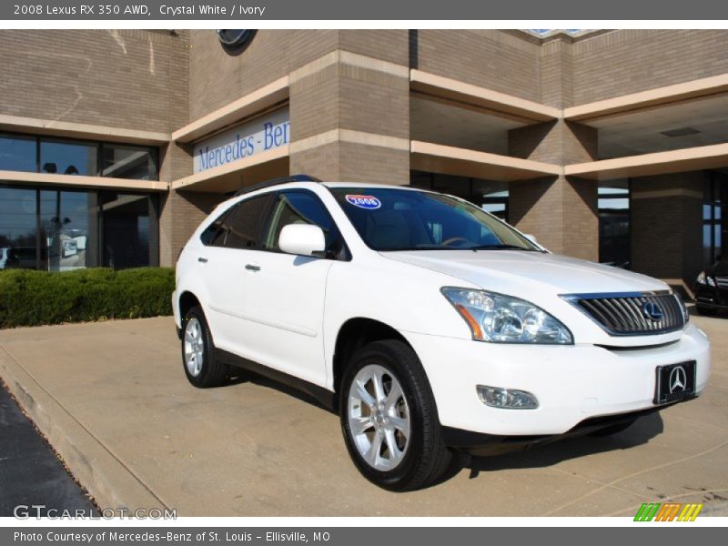 Crystal White / Ivory 2008 Lexus RX 350 AWD