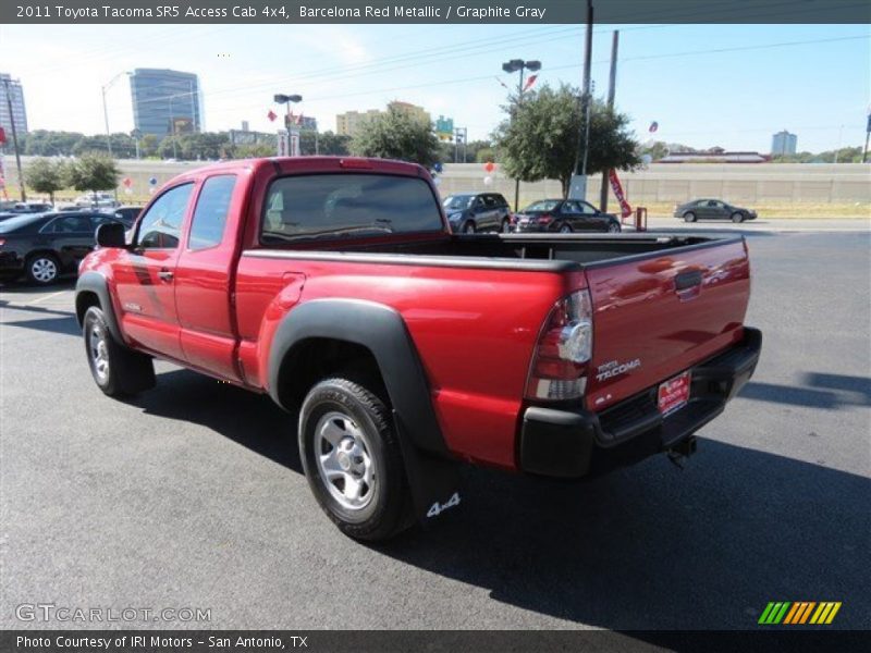 Barcelona Red Metallic / Graphite Gray 2011 Toyota Tacoma SR5 Access Cab 4x4
