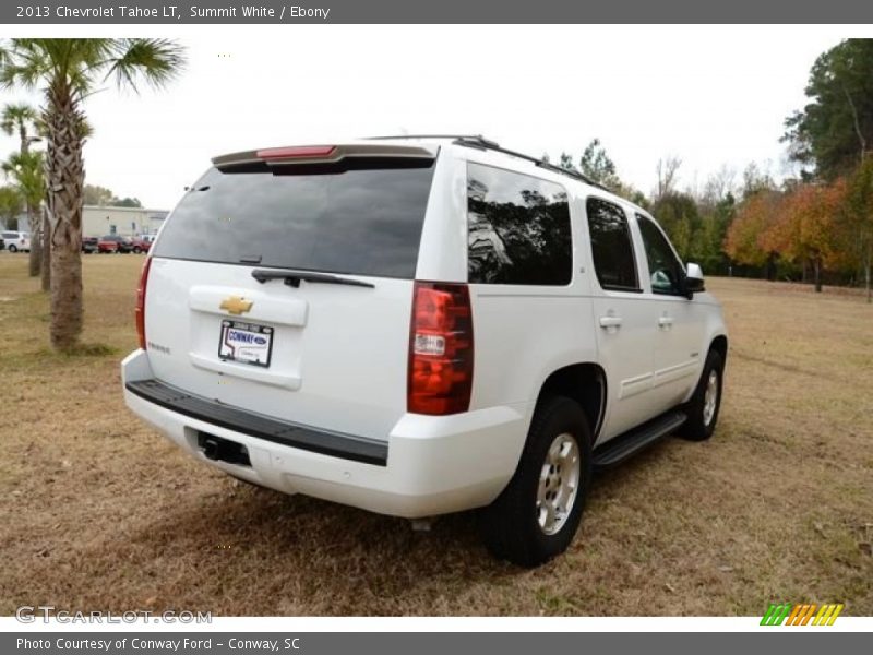 Summit White / Ebony 2013 Chevrolet Tahoe LT