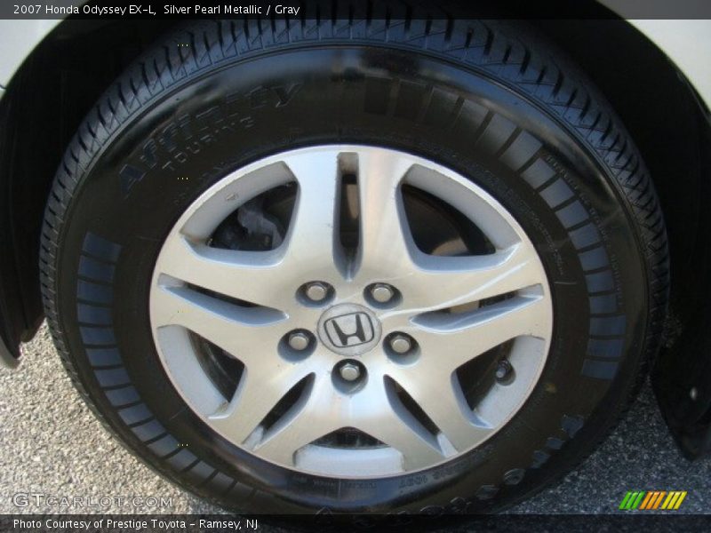 Silver Pearl Metallic / Gray 2007 Honda Odyssey EX-L