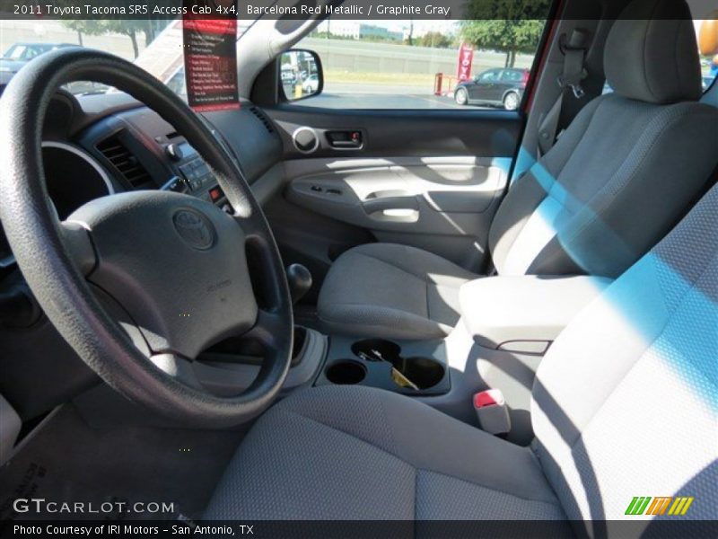 Barcelona Red Metallic / Graphite Gray 2011 Toyota Tacoma SR5 Access Cab 4x4