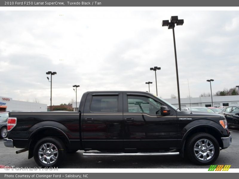 Tuxedo Black / Tan 2010 Ford F150 Lariat SuperCrew