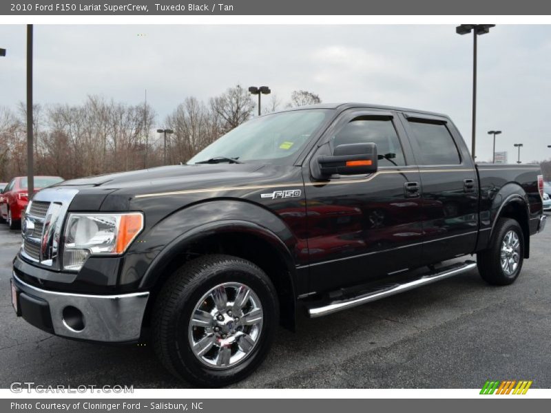 Tuxedo Black / Tan 2010 Ford F150 Lariat SuperCrew